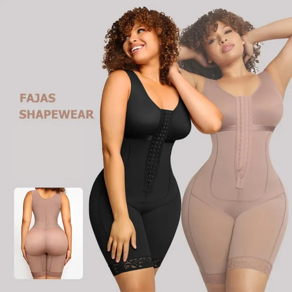 Shapewear & Fajas-The Best Faja Fresh and Light Short Bodysuit Strapless  Open-Bust Buttocks Enhancer-Fajas