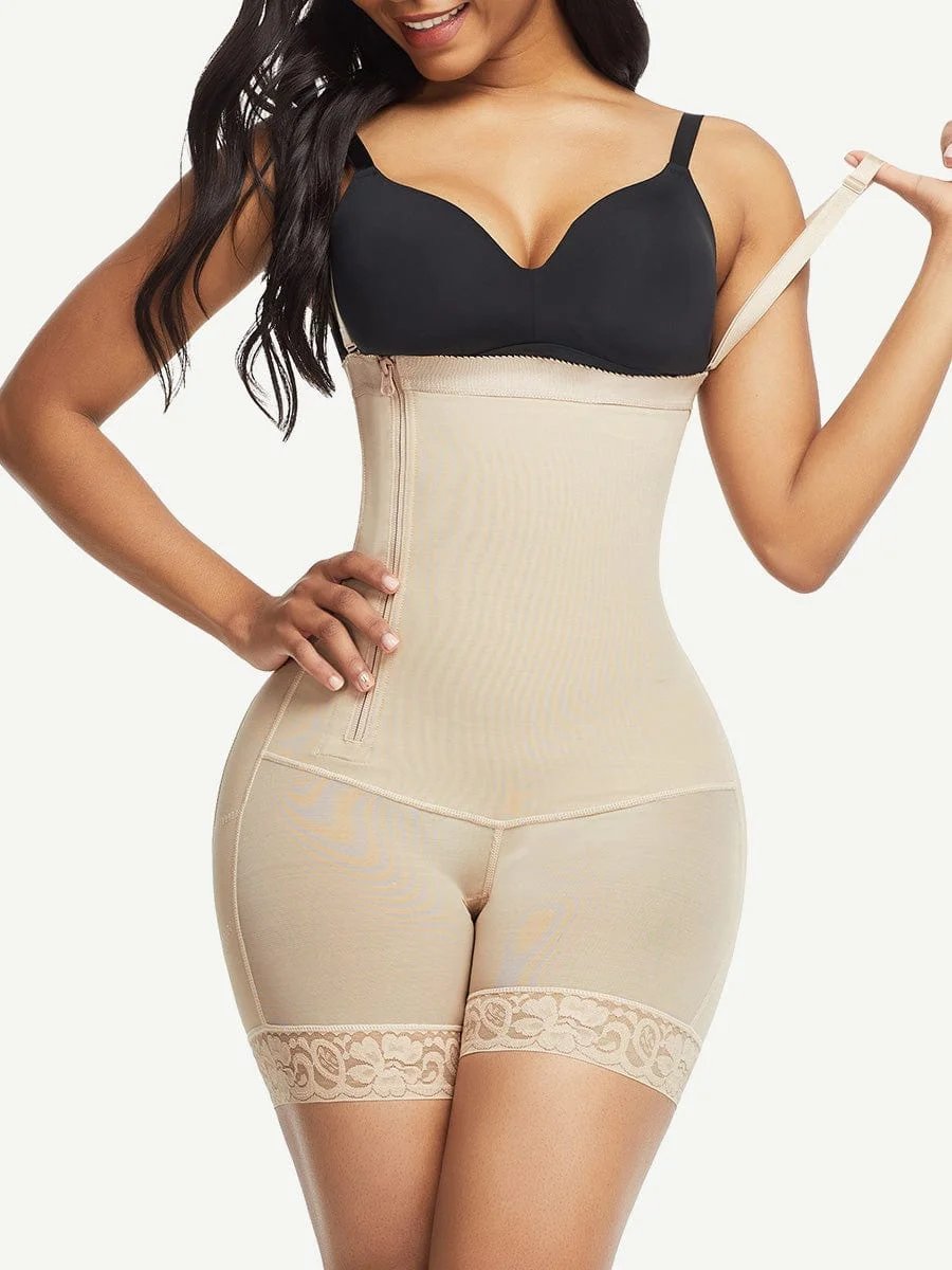 Fajas Colombianas Tummy Tuck Hi-Compression Bodysuit Garment Full