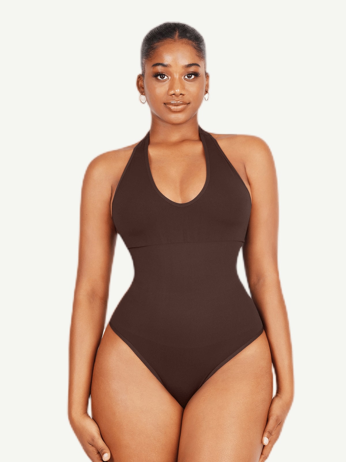 Seamless Halterneck Bodysuit for Women