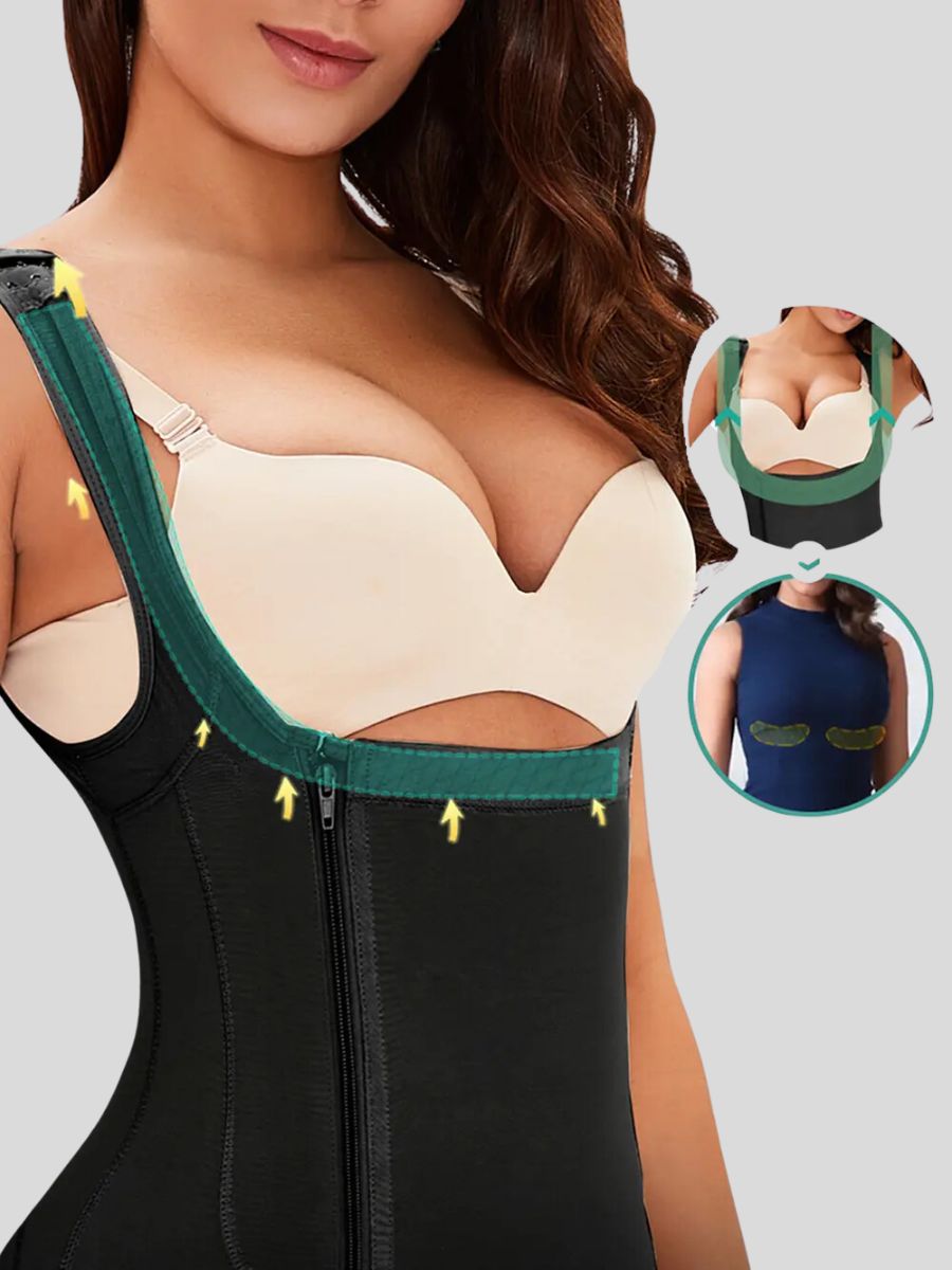 shapewear with side zipper