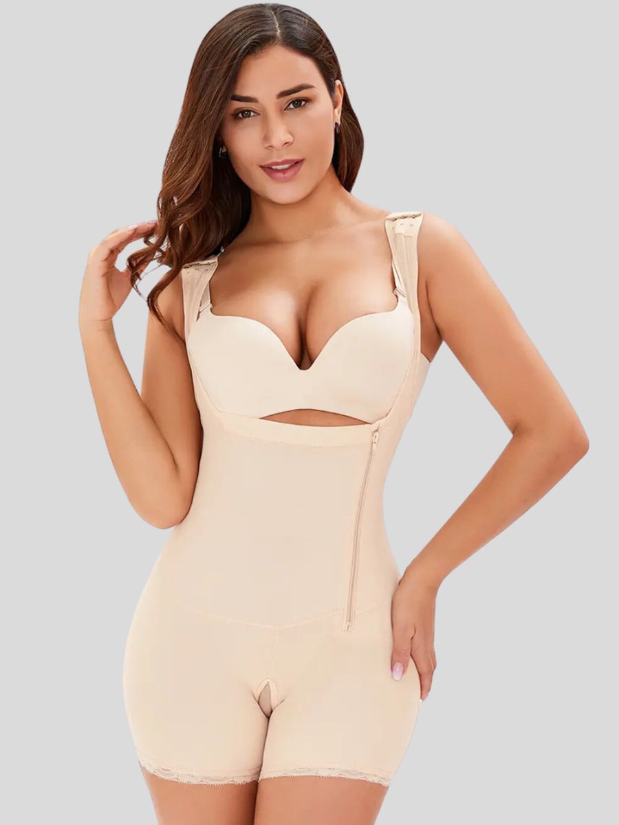 body shaper with zipper