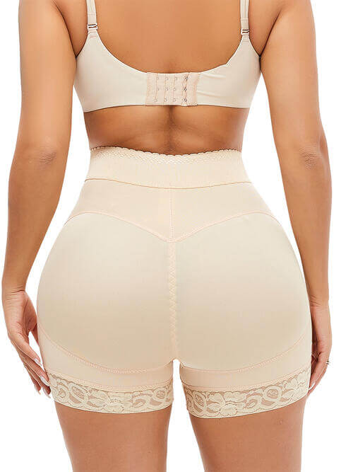 Curvy Fajas Lace Hook-and-Eye Short
