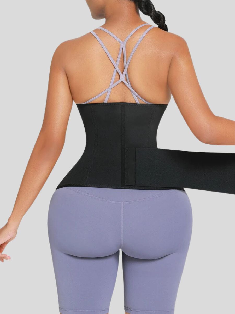 2-In-1 Neoprene Waist Trainer with Bandage Wrap