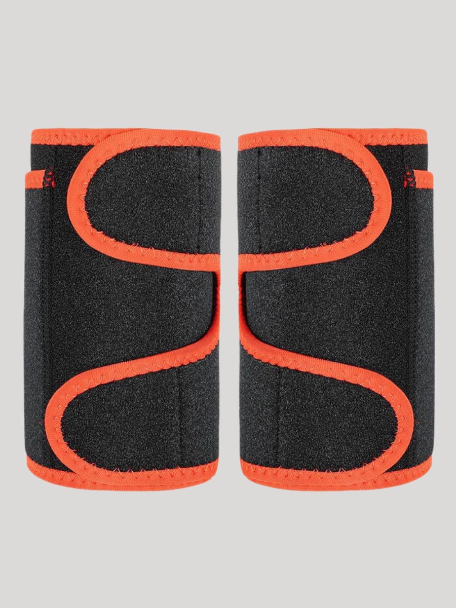 2 Pieces Repel Arm Shaper Black Neoprene Ultimate Stretch orange