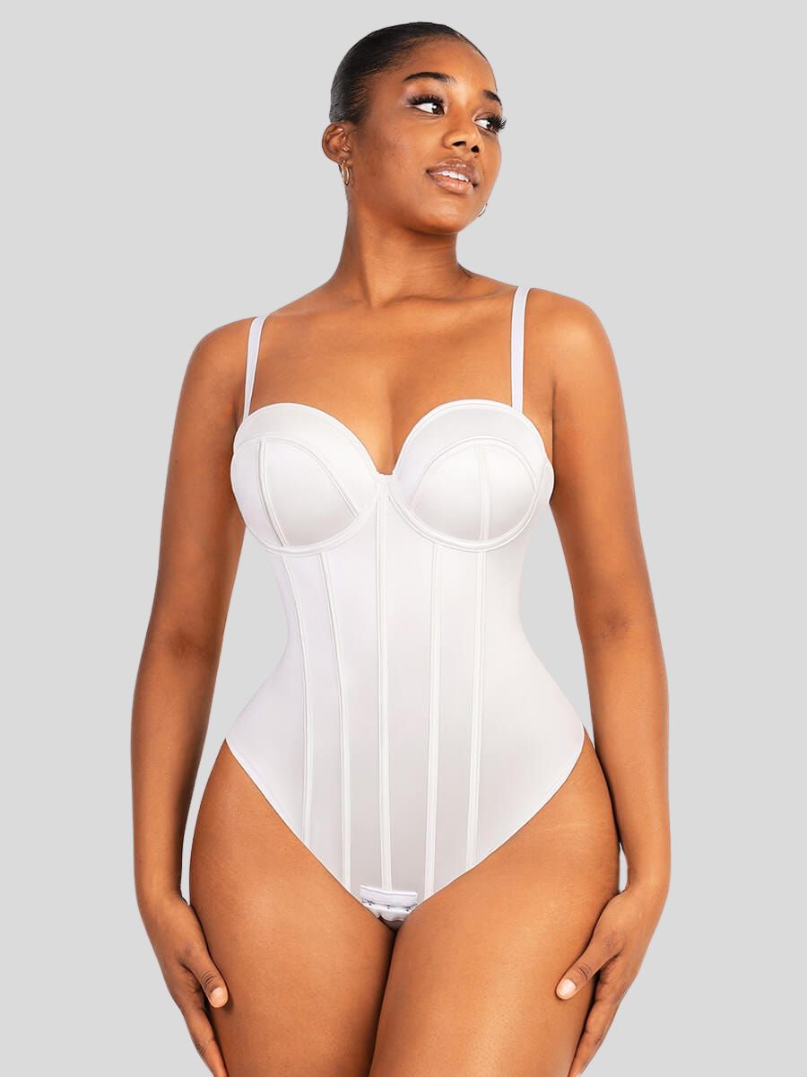 Cupped Strapless Bra-free Bodysuit Shapewear