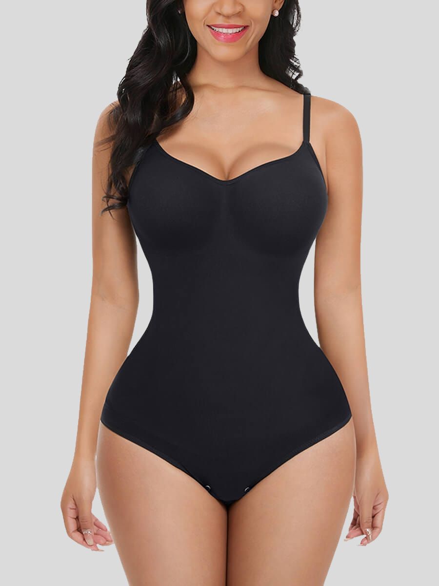 One-Piece Shapewear Briefs for Sculpting and Tightening the Abdomen Black