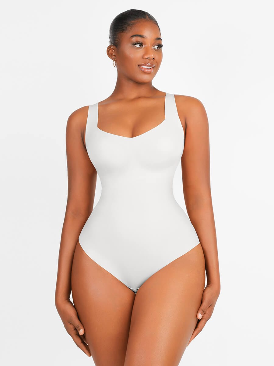 shapewear white bodysuit