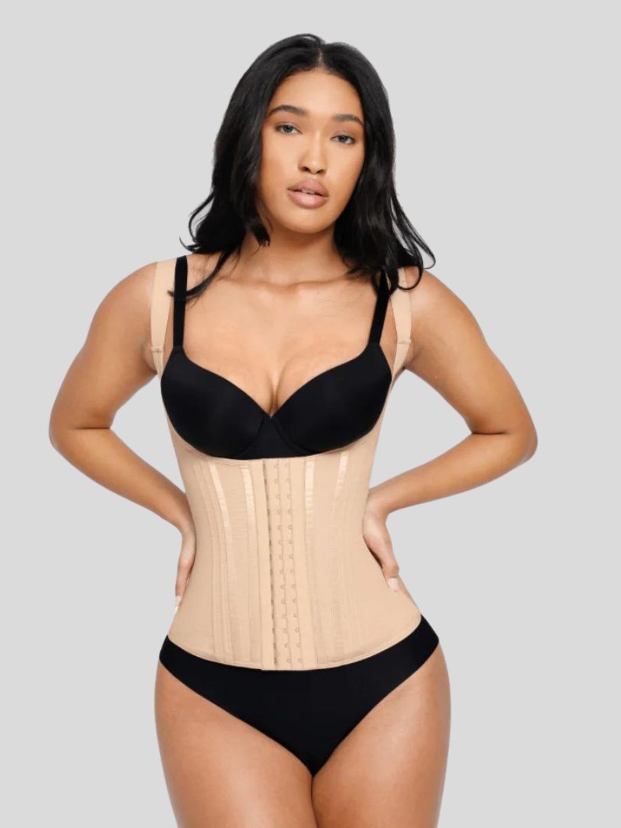 Steel Bone Waist Trainer Vest with U-shaped Chest Support