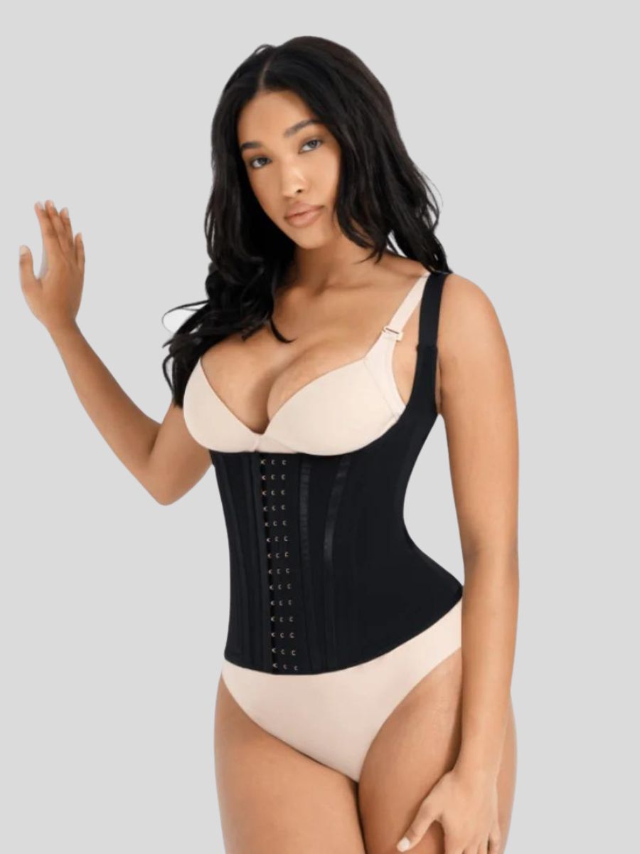 Steel Bone Waist Trainer Vest with U-shaped Chest Support